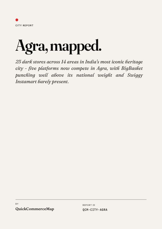 Agra Quick Commerce Report 2026 cover