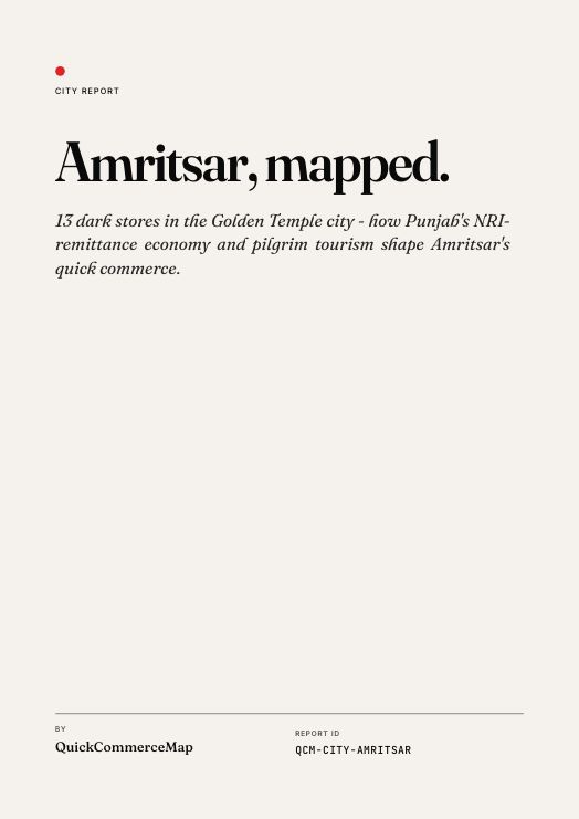 Amritsar quick commerce report cover