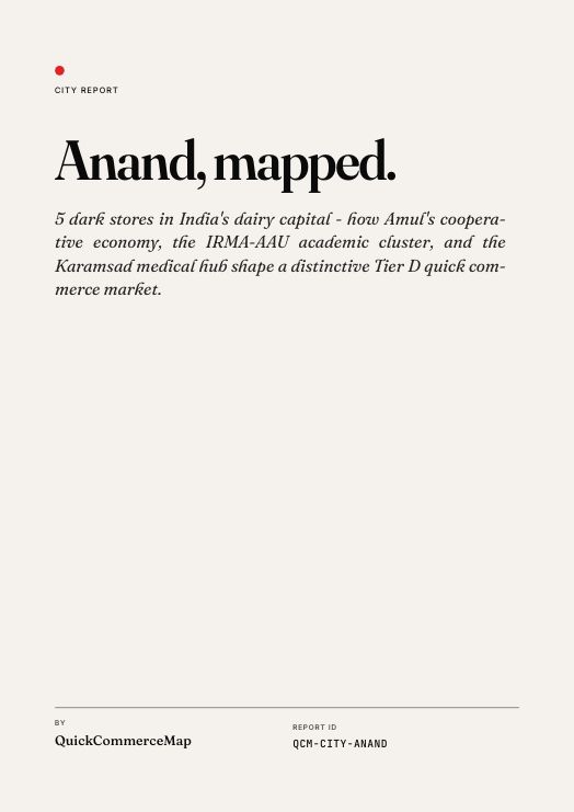 Anand quick commerce report cover