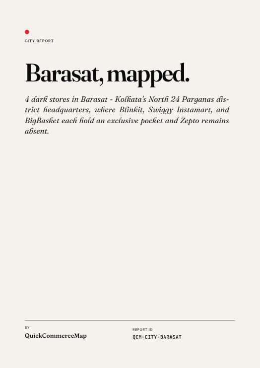 Barasat Quick Commerce Report 2026 cover