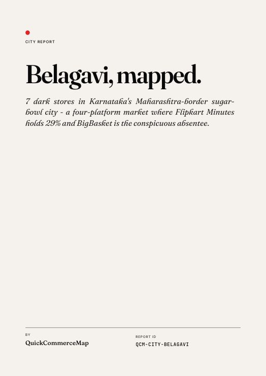 Belagavi Quick Commerce Report 2026 cover
