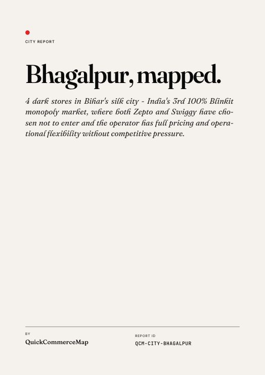 Bhagalpur quick commerce report cover