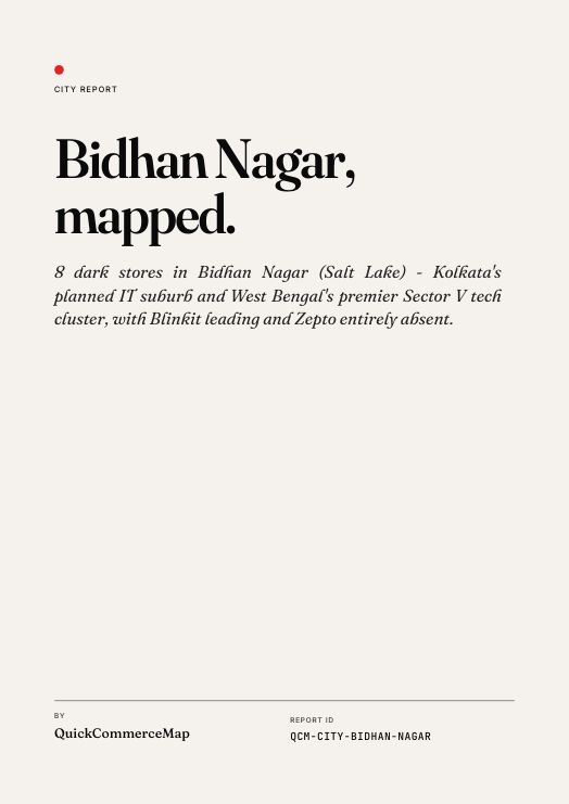 Bidhan Nagar quick commerce report cover