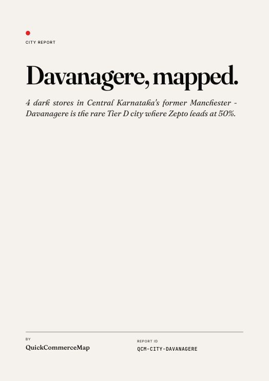 Davanagere quick commerce report cover