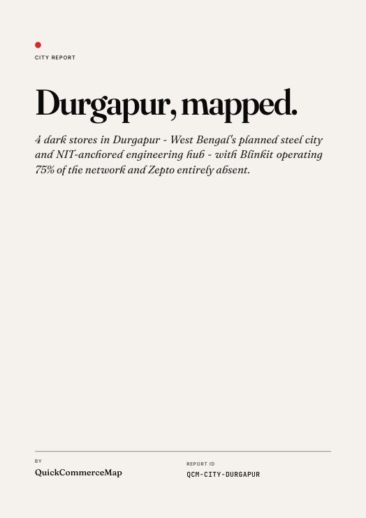 Durgapur quick commerce report cover
