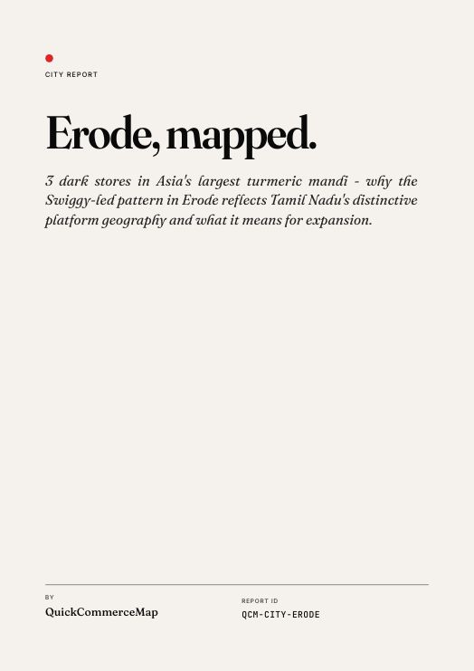 Erode quick commerce report cover