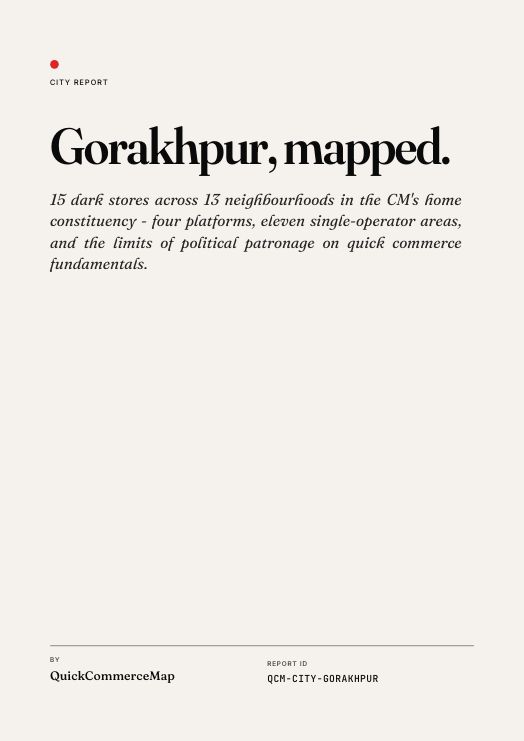 Gorakhpur Quick Commerce Report 2026 cover