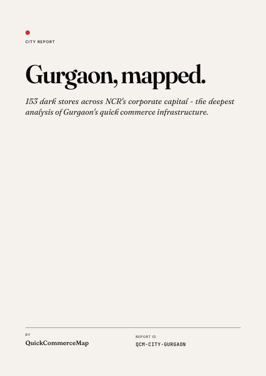 Gurgaon quick commerce report cover