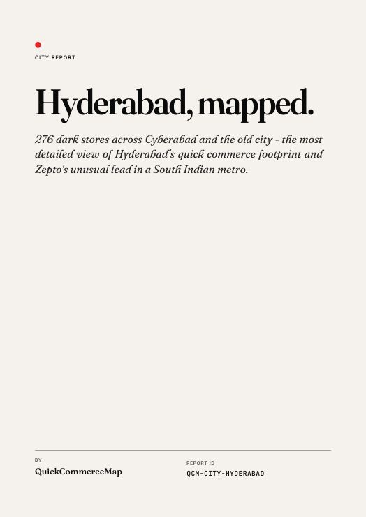 Hyderabad quick commerce report cover
