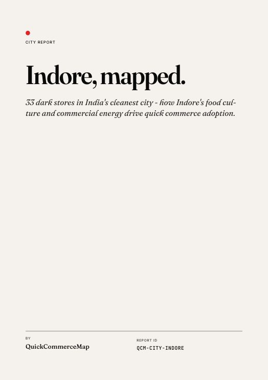 Indore quick commerce report cover