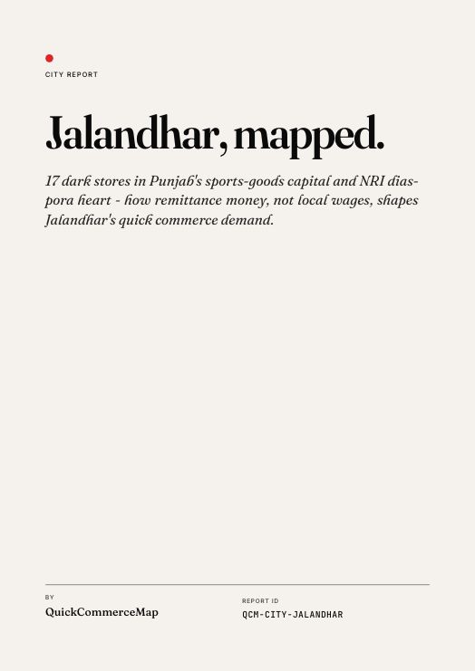 Jalandhar quick commerce report cover