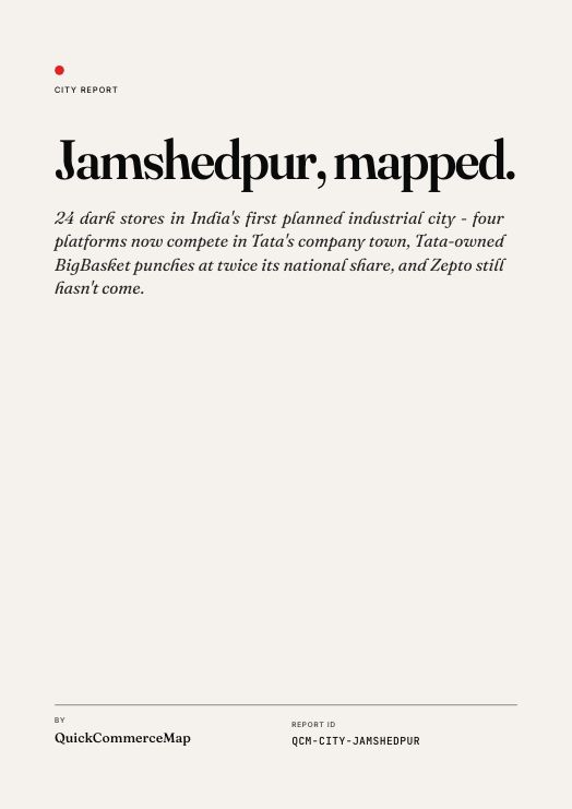 Jamshedpur Quick Commerce Report 2026 cover