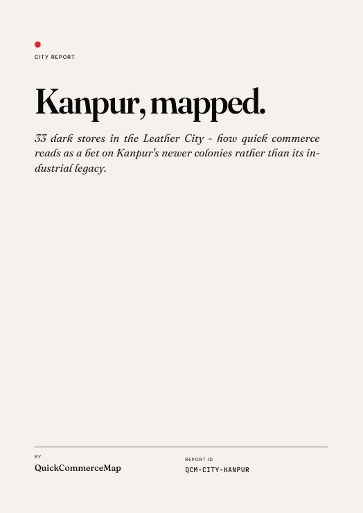 Kanpur quick commerce report cover