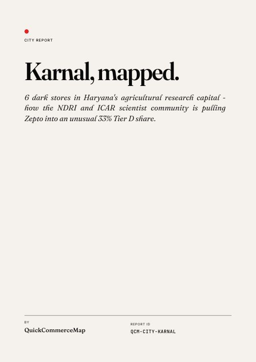 Karnal quick commerce report cover