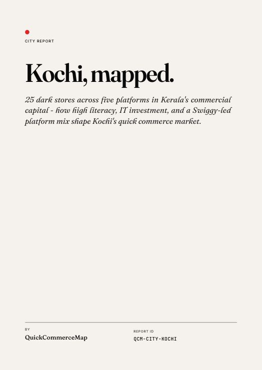 Kochi Quick Commerce Report 2026 cover