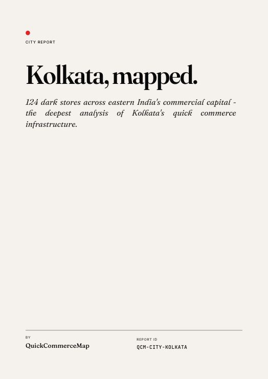 Kolkata quick commerce report cover
