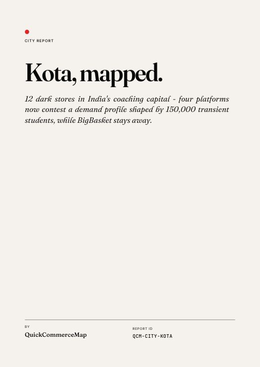 Kota Quick Commerce Report 2026 cover