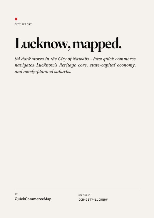 Lucknow quick commerce report cover