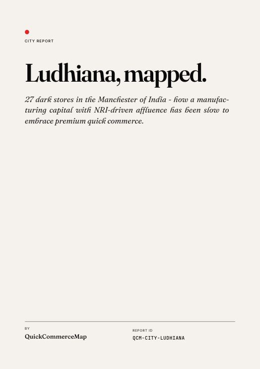 Ludhiana quick commerce report cover