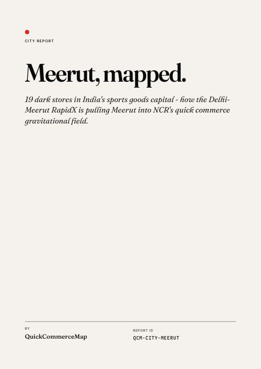 Meerut quick commerce report cover