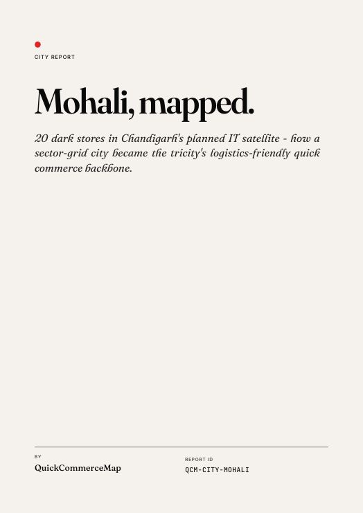 Mohali quick commerce report cover