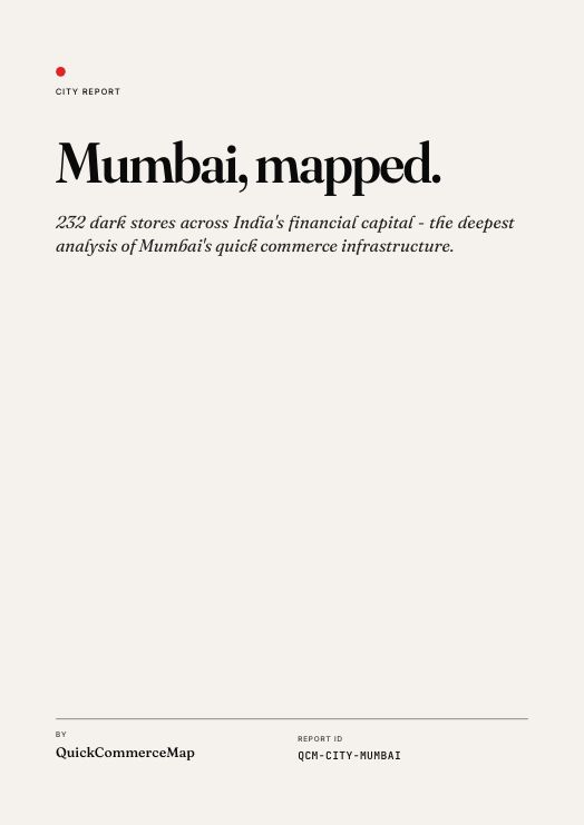Mumbai quick commerce report cover