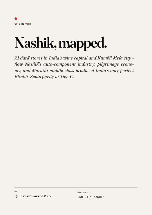 Nashik quick commerce report cover