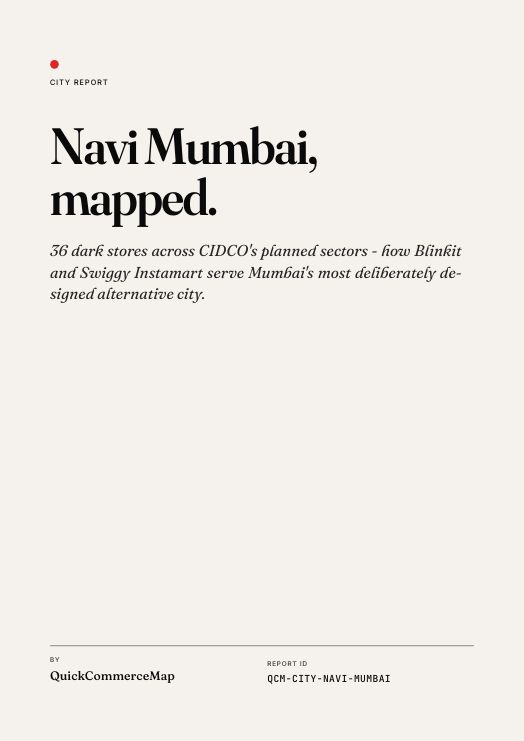 Navi Mumbai quick commerce report cover