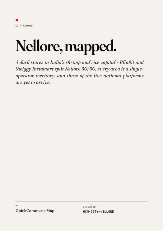 Nellore Quick Commerce Report 2026 cover