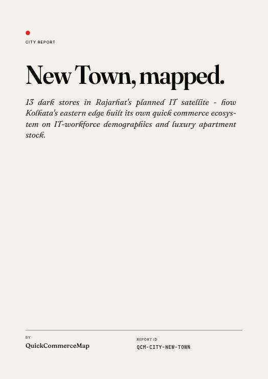 New Town quick commerce report cover