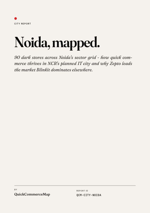 Noida quick commerce report cover