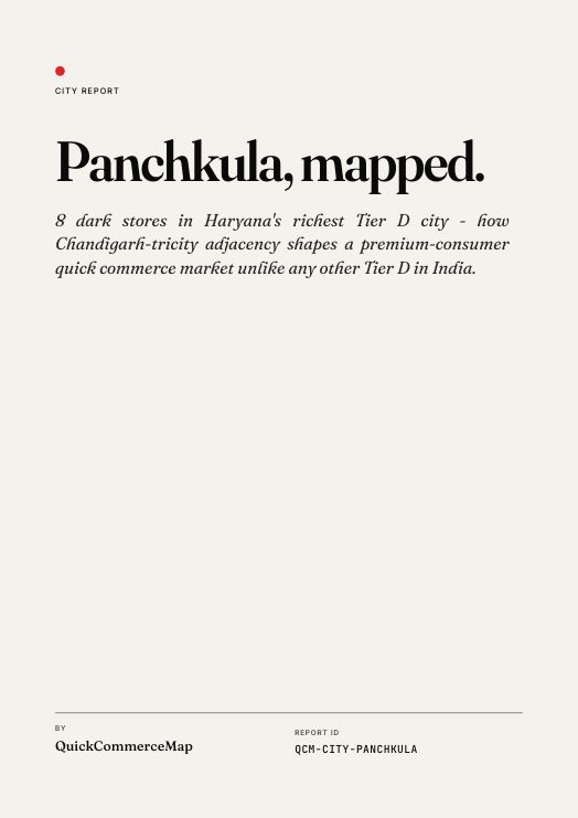 Panchkula quick commerce report cover