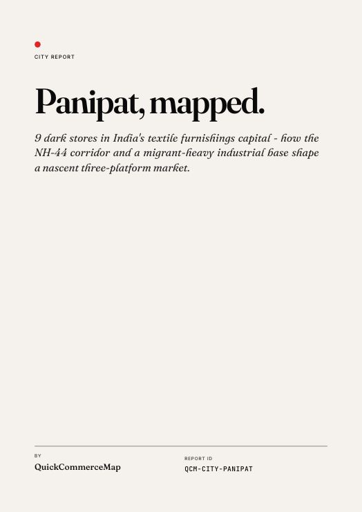 Panipat quick commerce report cover
