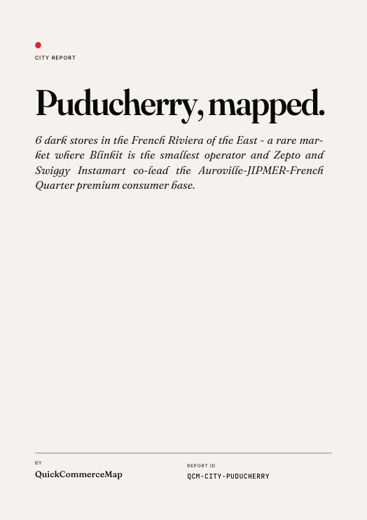Puducherry Quick Commerce Report 2026 cover