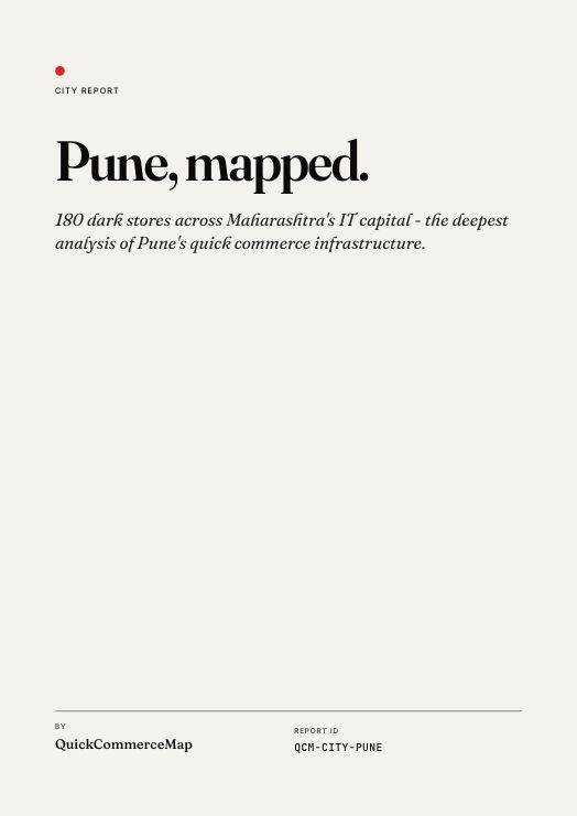 Pune quick commerce report cover