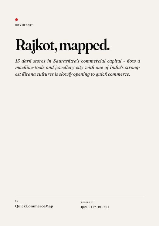 Rajkot quick commerce report cover