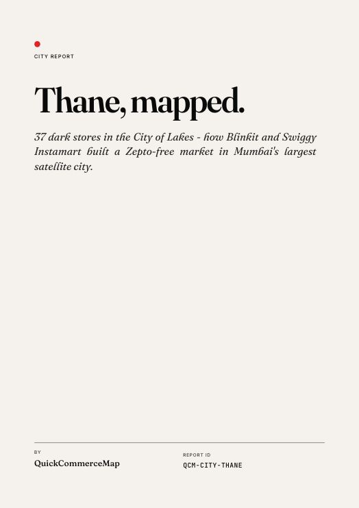 Thane quick commerce report cover