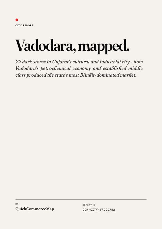 Vadodara quick commerce report cover
