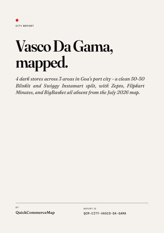 Vasco Da Gama Quick Commerce Report 2026 cover