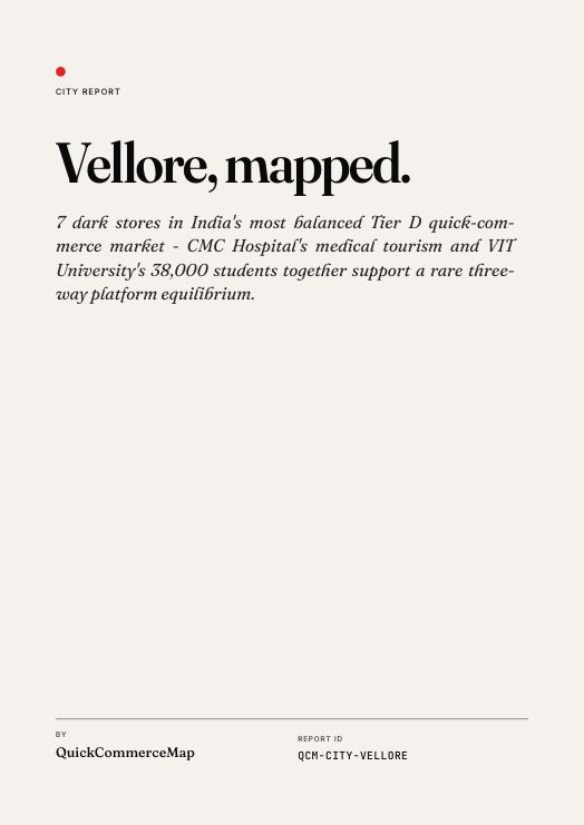 Vellore quick commerce report cover